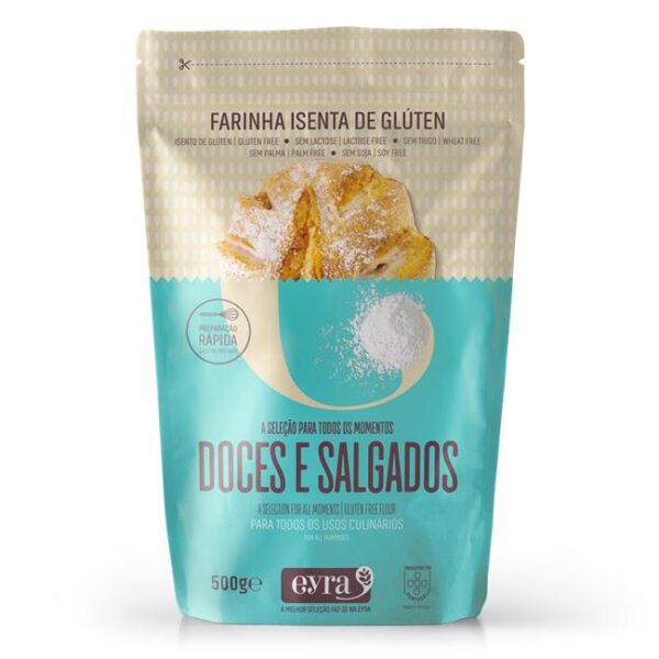 Doces e Salgados S/ gluten Sc 1kg Eyra