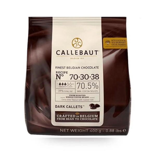 Chocolate Pastilha Callebaut 70-30-38 Callets 400gr