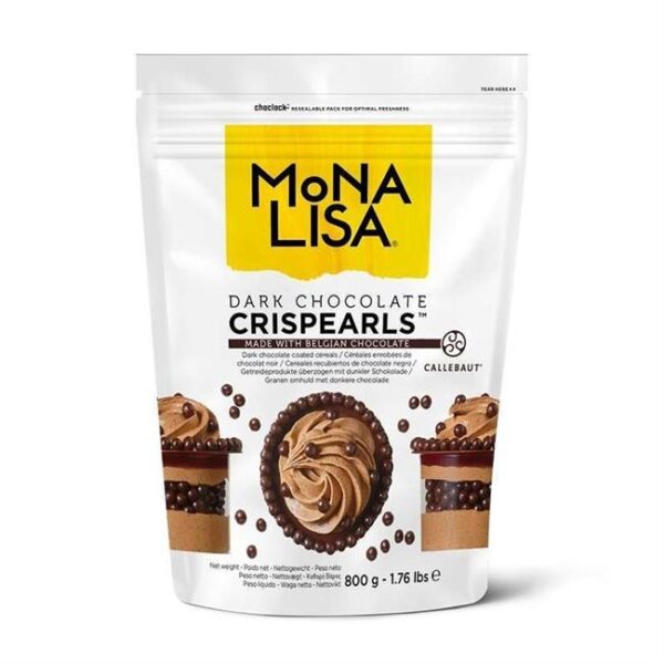 CRISPEARLS Perolas Crocantes Negras 800g. Monalisa