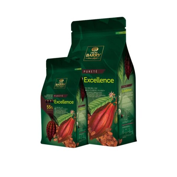 Cobertura Negra Excellence 55% 20Kg Cacao Barry